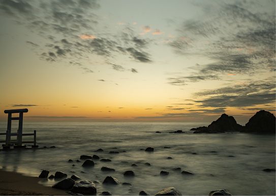 糸島市 二見ヶ浦夫婦岩