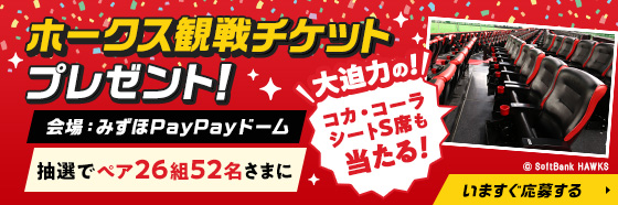 福岡ソフトバンクホークス 観戦チケット