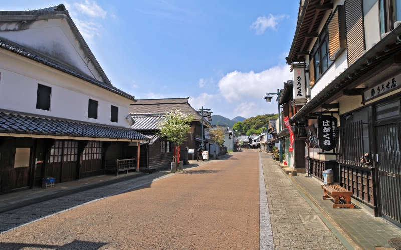 画像：塩田津 町並み