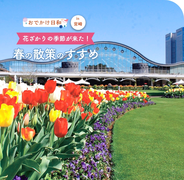 おでかけ日和in宮崎「花ざかりの季節が来た!春の散策のすすめ」