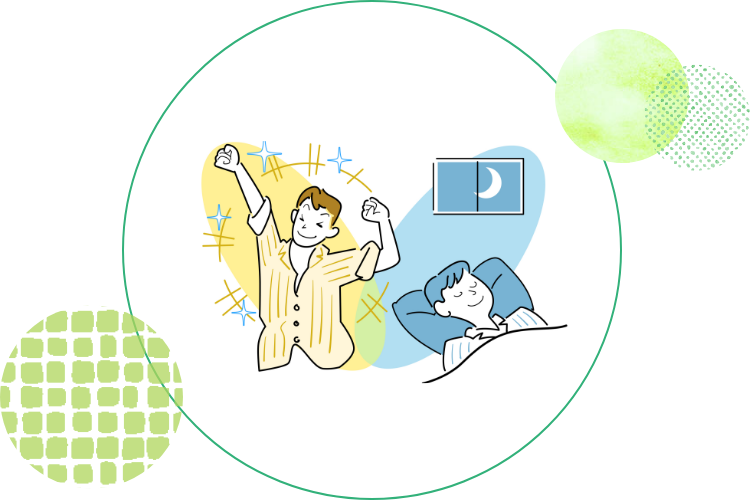 画像:睡眠の質向上