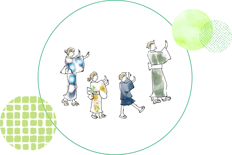 画像:旅行に出かける家族